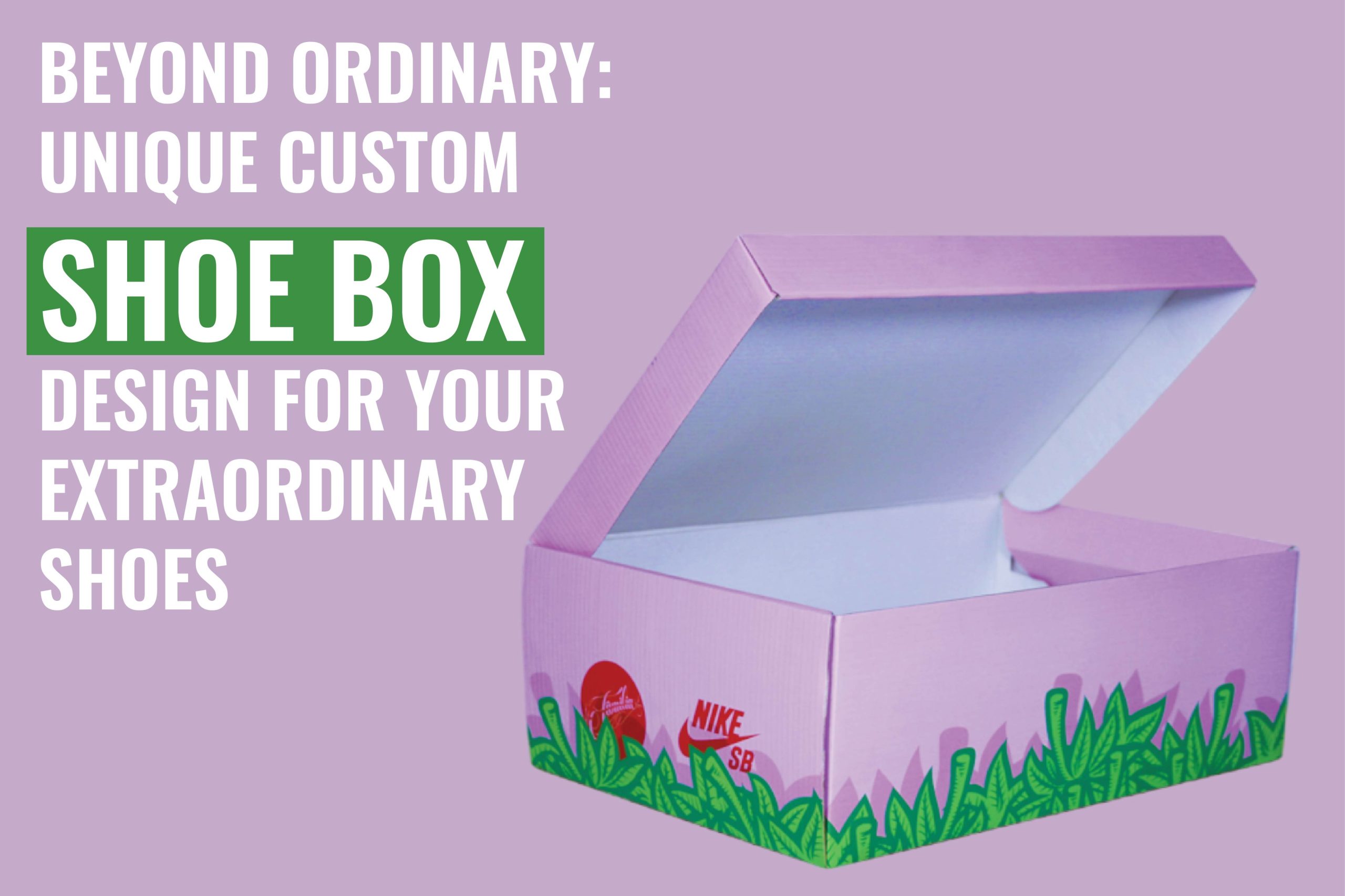 custom shoe box design